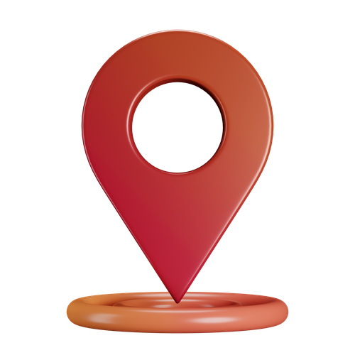 3D map pin icon