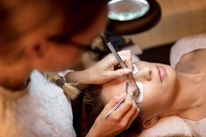 Lash and brow treatment at Cuts-N-Stuff Salon &amp; Day Spa